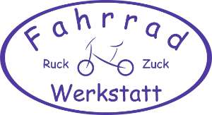 Das Logo von der Fahrradwerkstatt Ruck-Zuck