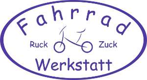 Das Logo von der Fahrradwerkstatt Ruck-Zuck